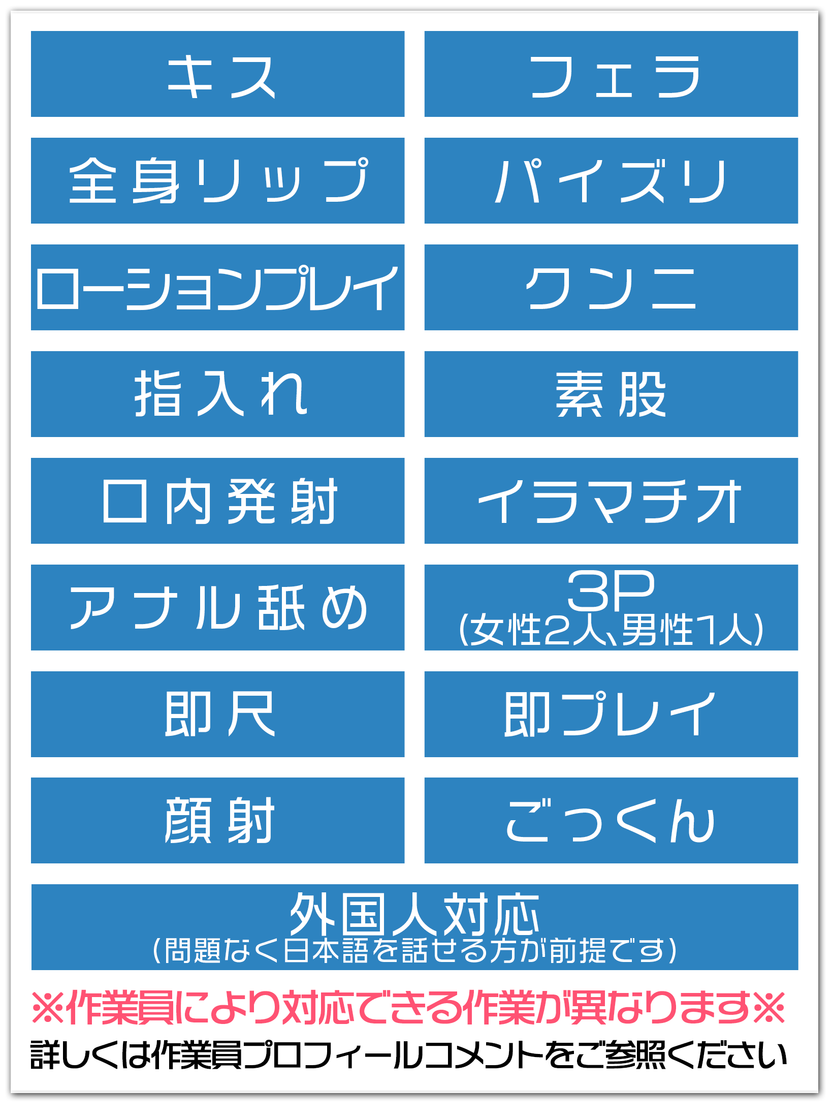 作業内容一覧(スマホ)